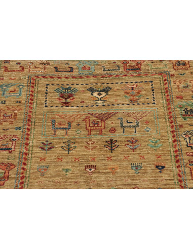Tappeto Rubin Pakistan 80x126 Beige Rosso