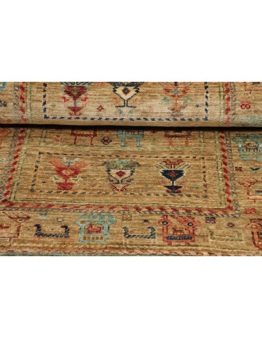 Tappeto Rubin Pakistan 80x126 Beige Rosso