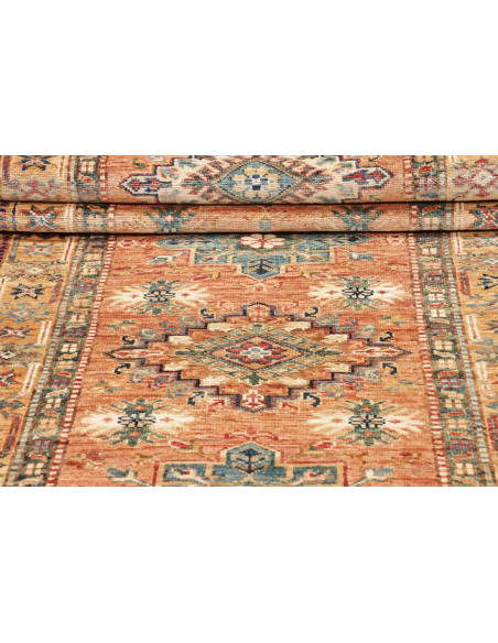 Tappeto Kazak Fine Pakistan 84x299 Terracotta A