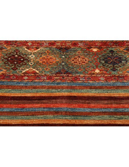 Tappeto Samarkand Pakistan 82x123 Rosso Blu