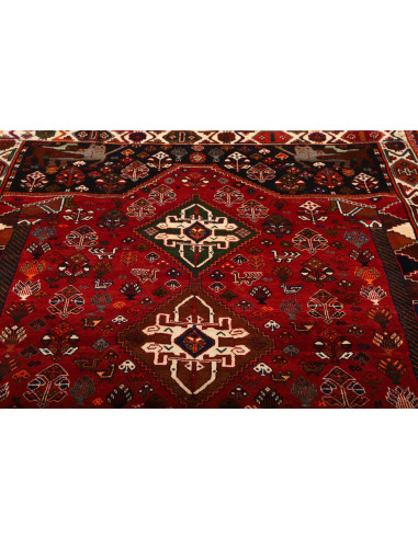 Shiraz 170x275 Cm Shiraz, Persia, Lana Cardata A Mano,