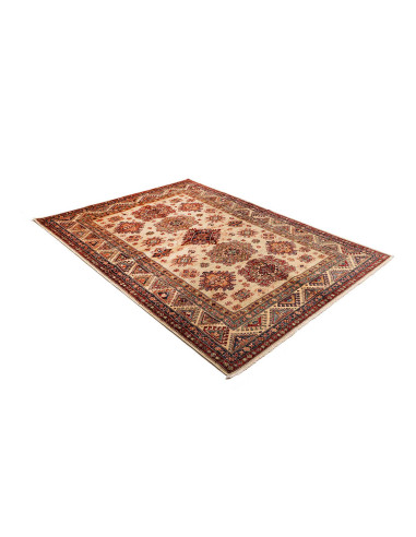 Tappeto Kazak Fine Pakistan 174x238 Beige Cremo