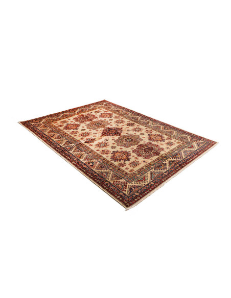 Rug Kazak Fine Pakistan 174x238 Creamy Beige Bu