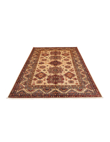 Tappeto Kazak Fine Pakistan 174x238 Beige Cremo