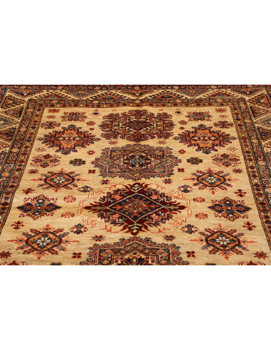 Tappeto Kazak Fine Pakistan 174x238 Beige Cremo
