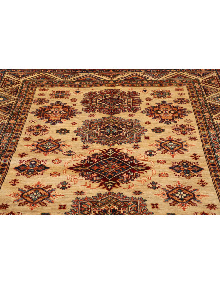 Rug Kazak Fine Pakistan 174x238 Creamy Beige Bu