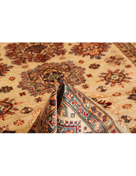 Rug Kazak Fine Pakistan 174x238 Creamy Beige Bu