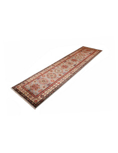 Tappeto Kazak Fine Pakistan 82x313 Grigio-azzur 2