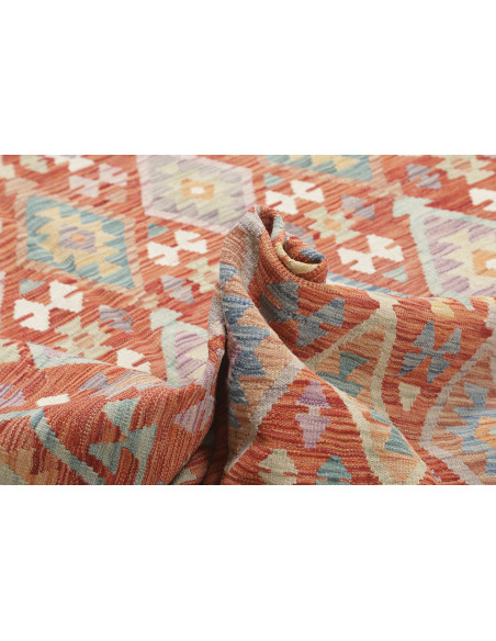 Tappeto Kilim Afghanistan 304x496 Rosso Terraco