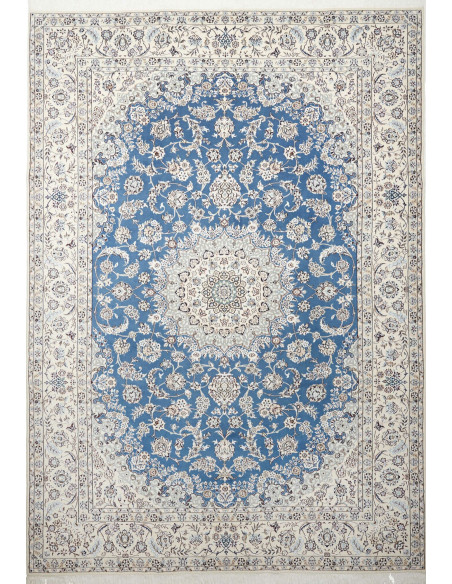 Nain 9la 248x353 Cm Nain 9la, Persia, Lana Cardata A Mano E