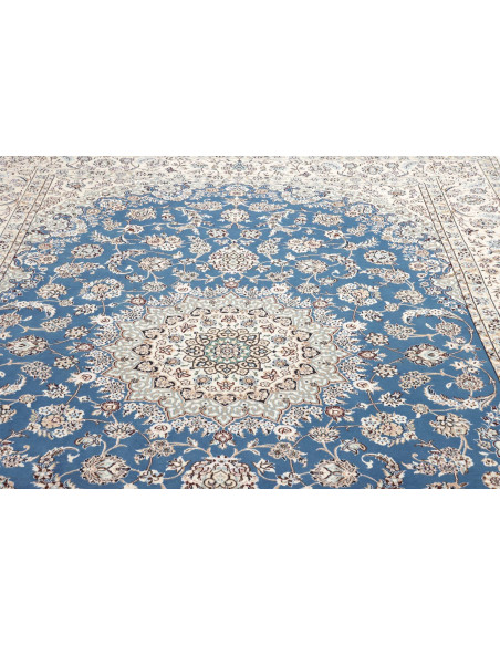 Nain 9la 248x353 Cm Nain 9la, Persia, Lana Cardata A Mano E
