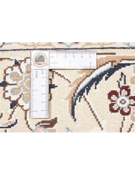 Nain 9la 248x353 Cm Nain 9la, Persia, Lana Cardata A Mano E