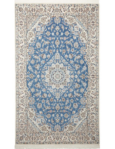Nain 9la 142x240 Cm Nain 9la, Persia, Lana Cardata A Mano E