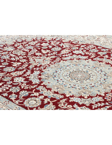Nain 9la 157x250 Cm Nain 9la, Persia, Lana Cardata A Mano E