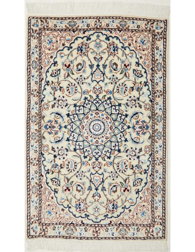 Nain 9la 60x97 Cm Nain 9la, Persia, Lana Cardata A Mano E