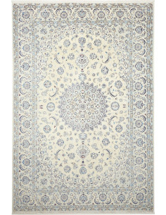 Nain 9la 195x290 Cm Nain 9la, Persia, Lana Cardata A Mano E