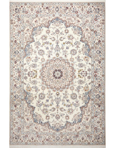 Nain 9la 200x300 Cm Nain 9la, Persia, Lana Cardata A Mano E