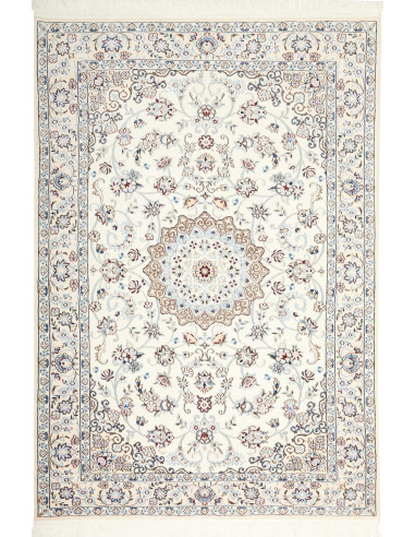 Nain 9la 138x198 Cm Nain 9la, Persia, Hand-carded Wool And