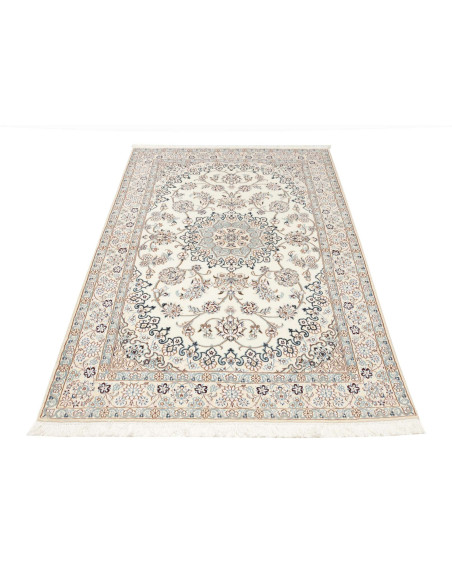 Nain 9la 136x217 Cm Nain 9la, Persia, Hand-carded Wool And