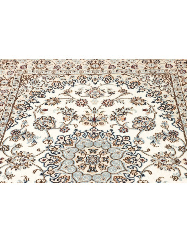 Nain 9la 132x202 Cm Nain 9la, Persia, Hand-carded Wool And