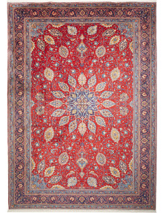 Sarough 263x367 Cm Sarough, Persia, Lana Cardata A Mano,