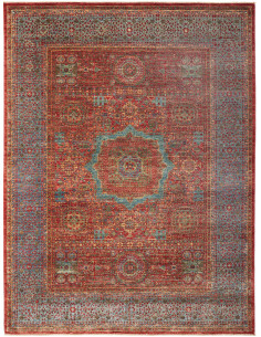 Mamlouk 173x234 Cm Mamlouk Pakistan, Lana Cardata A Mano