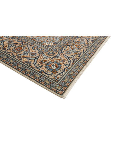 Tappeto Kashan Persia azzurro grigio 200x304