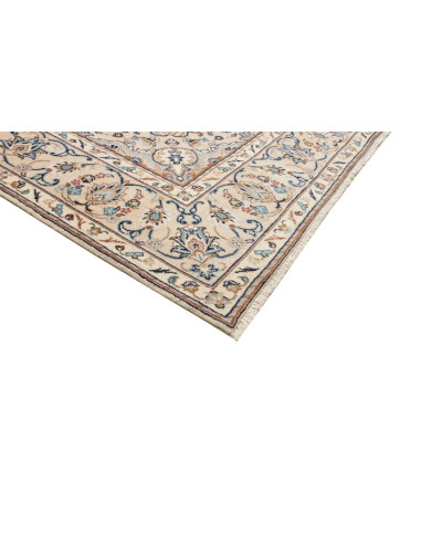 Rug Kashan Persia beige white 192x300