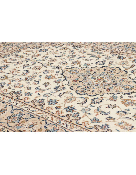 Rug Kashan Persia beige white 192x300