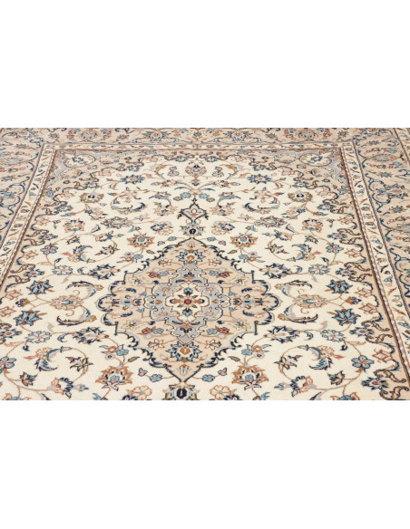 Rug Kashan Persia beige white 192x300
