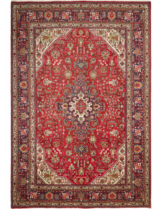 Tabriz 203x304 Cm Tabriz, Persia, Lana Cardata A Mano