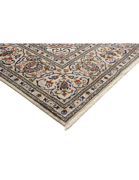 Tappeto Kashan Persia beige bianco 203x315