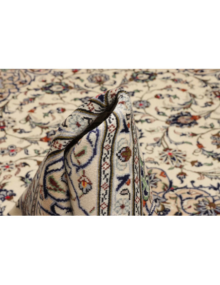 Tappeto Kashan Persia beige bianco 203x315