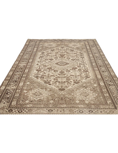 Vintage 204x286 Cm Vintage, Persia, Lana Cardata A Mano