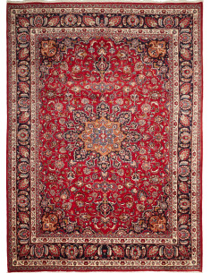 Mashad 244x340 Cm Mashad, Persia, Lana Cardata A Mano,