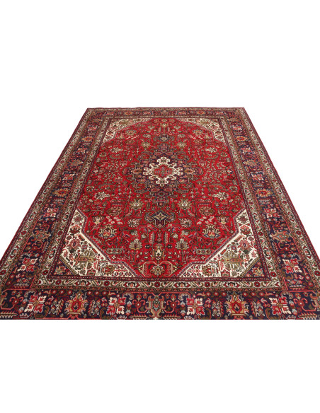 Tabriz 204x304 Cm Tabriz Persia Hand-carded Wool Cotton