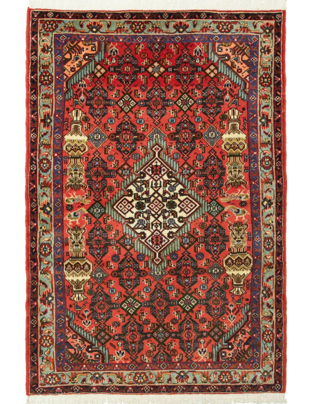 98x150 Cm Persian Tribal Rug, Hand-knotted, Wool On Cotton