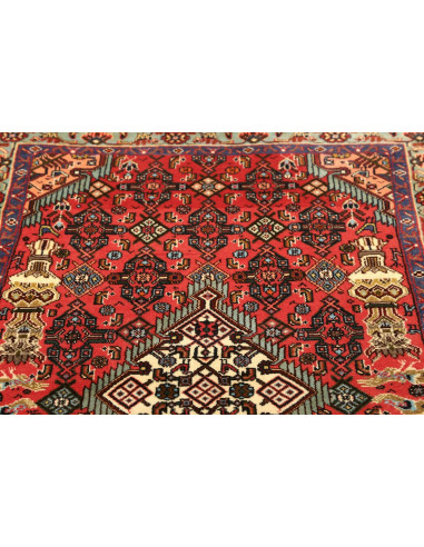 98x150 Cm Persian Tribal Rug, Hand-knotted, Wool On Cotton