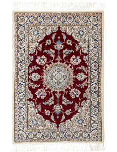 Nain 6la 64x93 Cm Nain 6la, Persia, Hand-carded Wool And