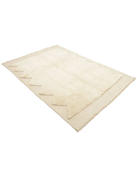 Hand-carded Wool warp: