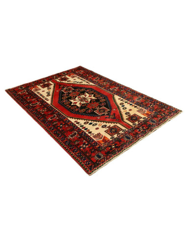 136x203 Cm Caucasian, Geometric Medallion, Wool On Cotton,