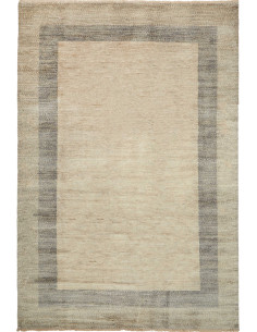 Rug Shayan Pakistan sky blue white 199x298