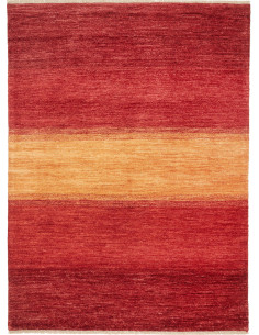 Rug Shayan Pakistan maroon orange 150x204