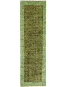 Rug Shayan Pakistan sky blue green 75x258