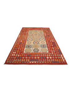 Kilim 197x304 Cm Kilim, Afghanistan, Hand-carded Wool warp: 2