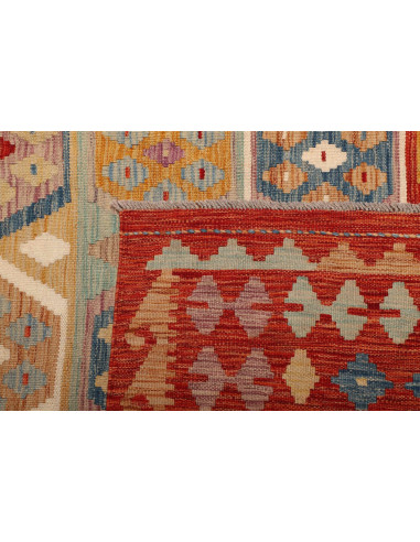 Kilim 197x304 Cm Kilim, Afghanistan, Lana Cardata A Mano