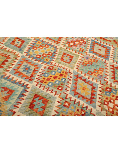 Kilim 204x294 Cm Kilim Afghanistan, Lana Cardata A Mano