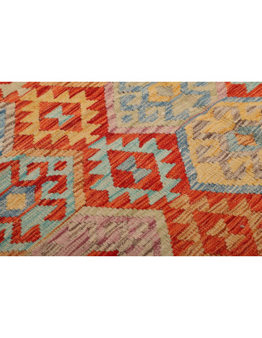 Kilim 200x297 Cm Kilim Afghanistan Lana Cardata A Mano