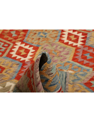 Kilim 200x297 Cm Kilim Afghanistan Lana Cardata A Mano