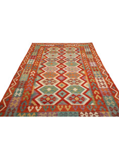 Kilim 201x288 Cm Kilim Afghanistan, Lana Cardata A Mano, 2